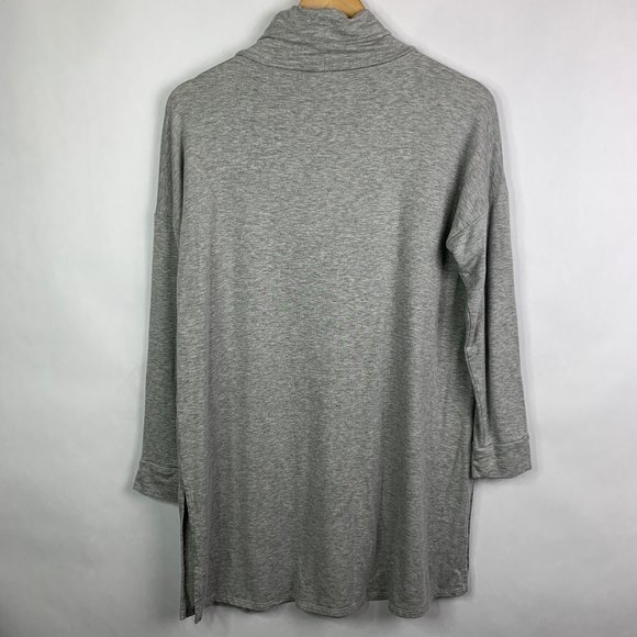 Eileen Fisher Jersey Tencel Turtle Neck Sweater - Picture 5 of 7
